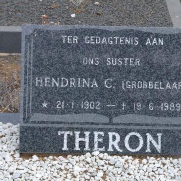 THERON Hendrina C. nee GROBBELAAR 1902-1989