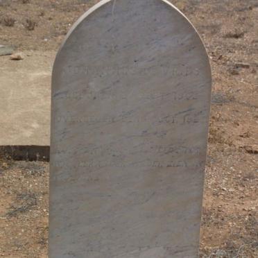 VRIES Johannes, de 1902-1923