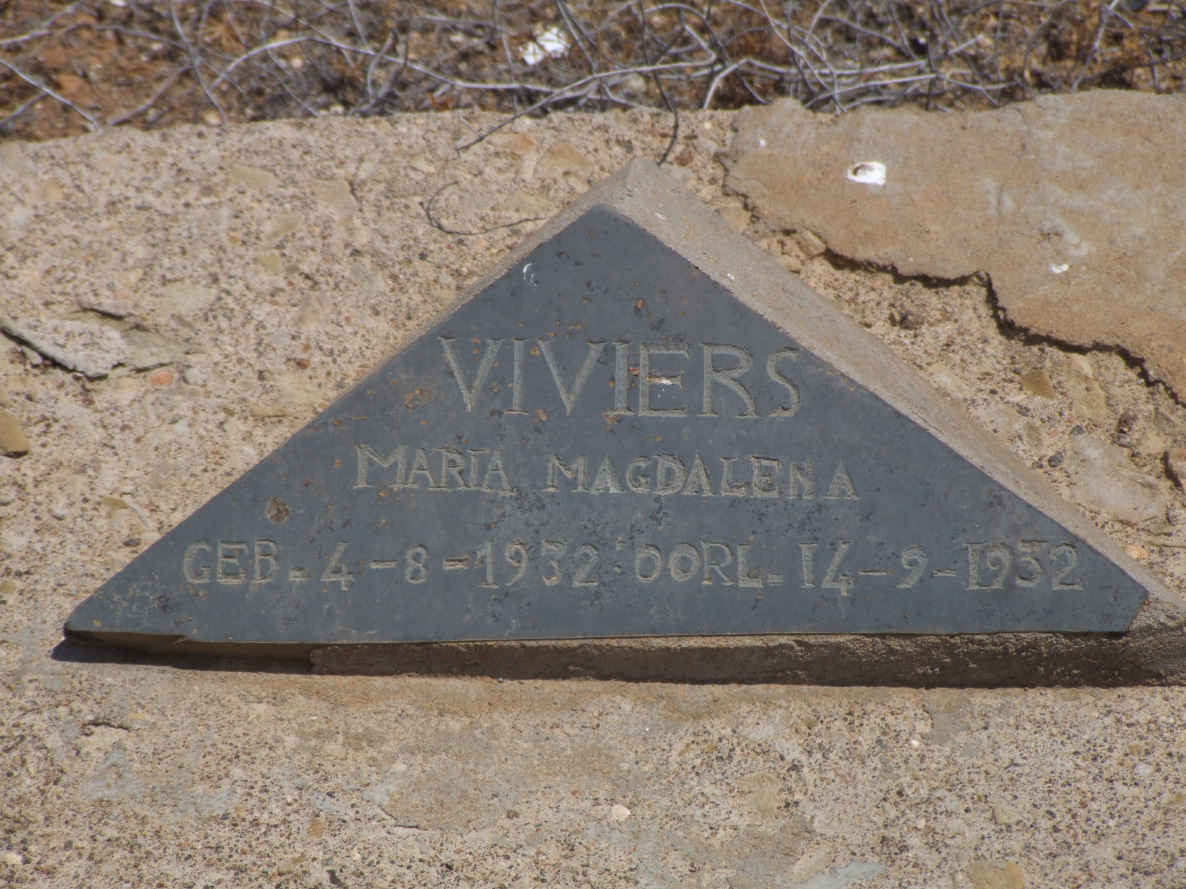 VIVIERS Maria Magdalena 1932-1932