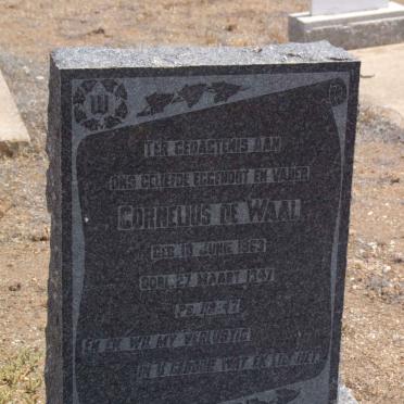 WAAL Cornelius, de 1863-1947