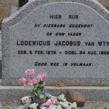 WYK Lodewicus Jacobus, van 1875-1958