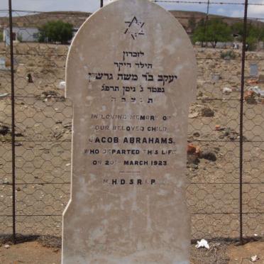 ABRAHAMS Jacob -1923