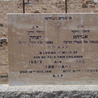 ABRAHAMS Issey -1916 :: ABRAHAMS Abe -1917
