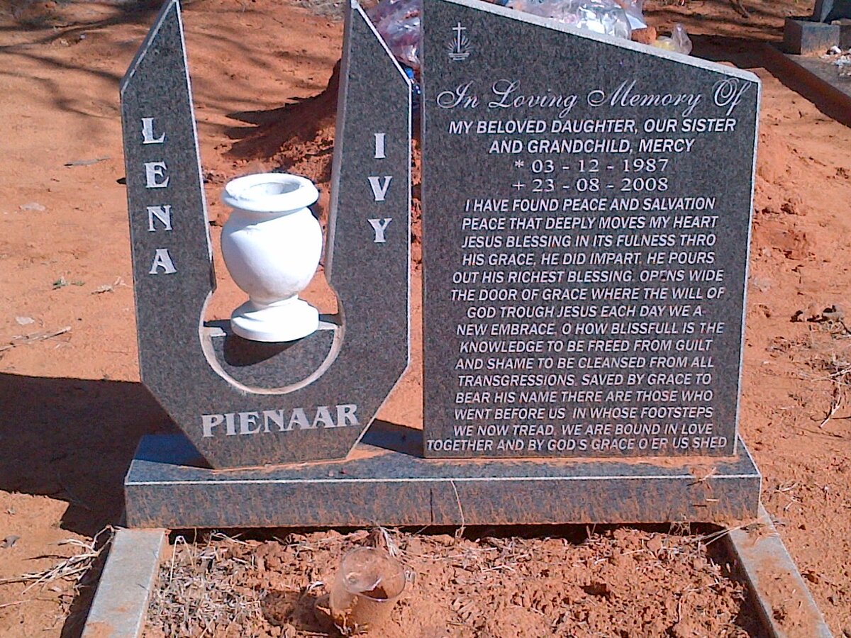 PIENAAR Lena Ivy 1987-2008