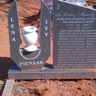 PIENAAR Lena Ivy 1987-2008