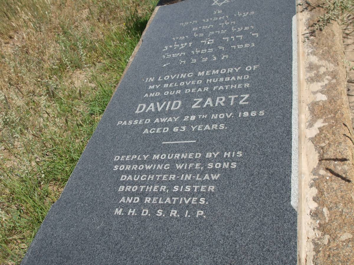 ZARTZ David -1965