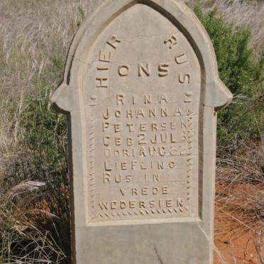 Northern Cape, GROBLERSHOOP, Old cemetery