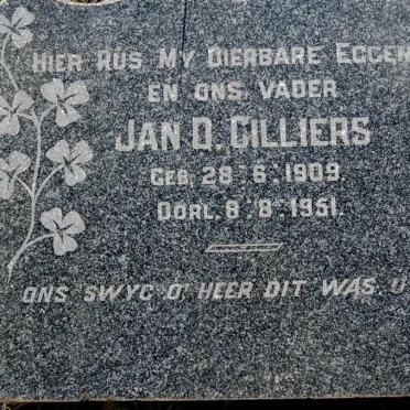 CILLIERS Jan D. 1909-1951