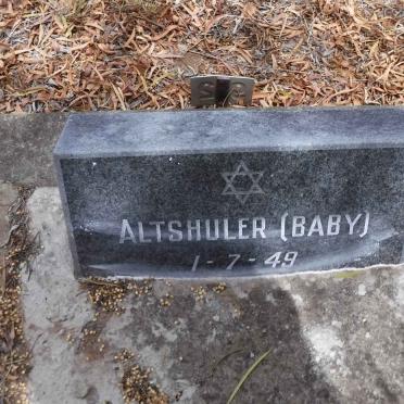 ALTSHULER Baby -1949