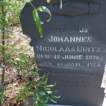 BRITZ Johannes Nicolaas 1875-1924