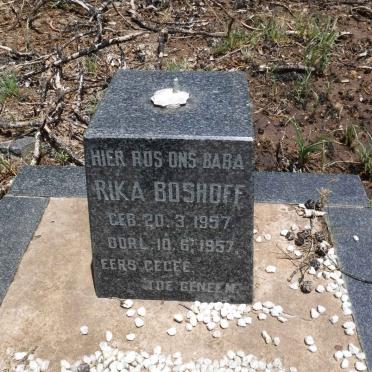 BOSHOFF Rika 1957-1957