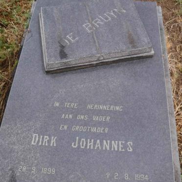 BRUYN Dirk Johannes, de 1899-1994