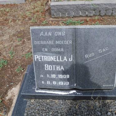 BOTHA Petronella J. 1908-1973