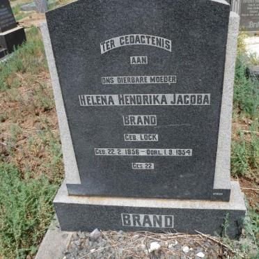BRAND Helena Hendrika Jacoba nee LOCK 1856-1954