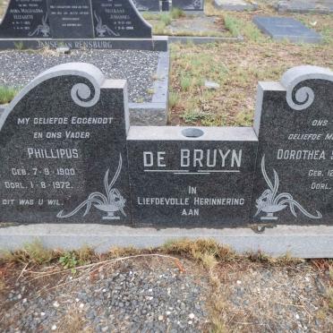 BRUYN Phillipus, de 1900-1972 &amp; Dorothea Susanna 1903-1983