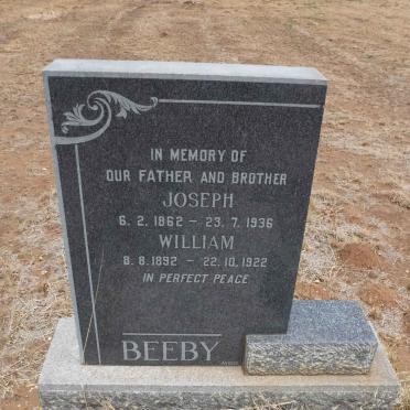 BEEBY Joseph 1862-1936 :: BEEBY William 1892-1922