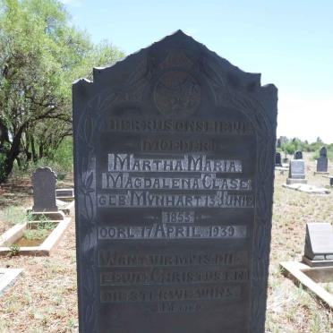 CLASE Martha Maria Magdalena nee MYNHART 1853-1939