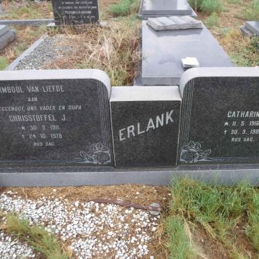 ERLANK Chrisstoffel J. 1911-1978 &amp; Catharina 1916-1982