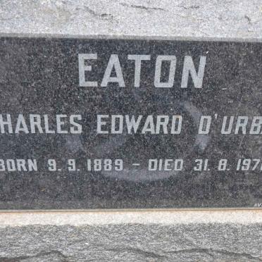 EATON Charles Edward D'urban 1889-1970