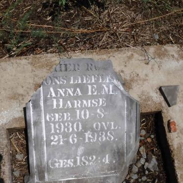 HARMSE Anna E.M. 1930-1938