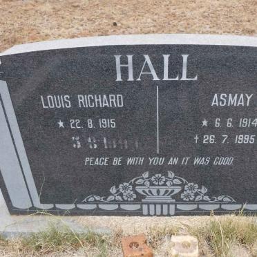HALL Louis Richard 1915-199? &amp; Asmay 1914-1995