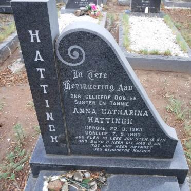 HATTINGH Anna Catharina 1963-1983