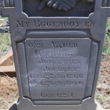 JOUBERT Hendrik Johannes 1866-1940