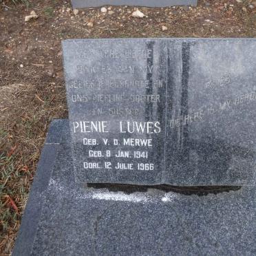 LUWES Pienie nee V.D. MERWE 1941-1966