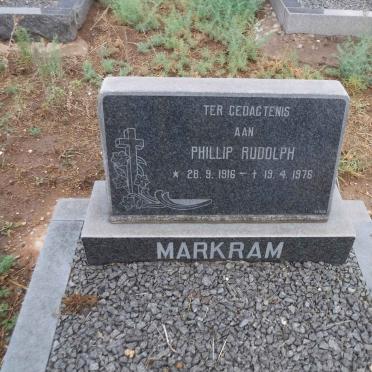 MARKRAM Phillip Rudolph 1916-1976
