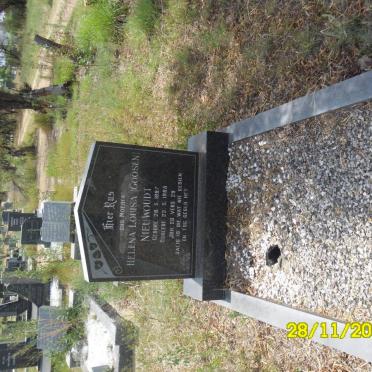 NIEUWOUDT Helena Louisa nee GOOSEN 1897-1985