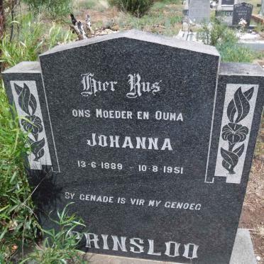 PRINSLOO Johanna 1889-1957