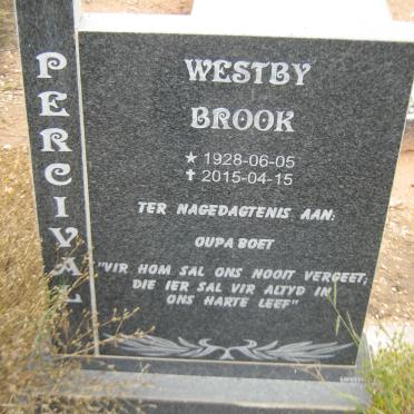 PERCIVAL Westby Brook 1928-2015