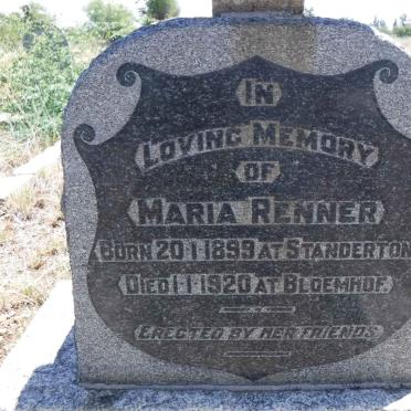 RENNER Maria 1899-1920