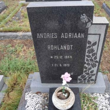 ROHLANDT Andries Adriaan 1944-1973