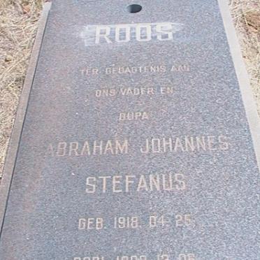 ROOS Abraham Johannes Stefanus 1918-1992