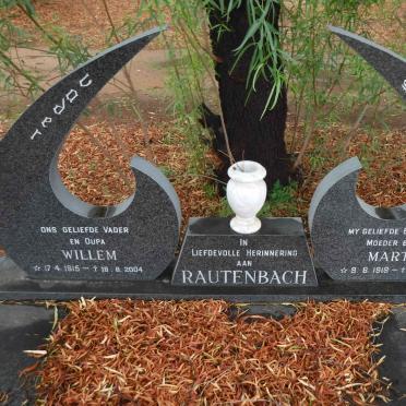 RAUTENBACH Willem 1915-2004 &amp; Martha 1919-1996