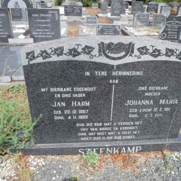 STEENKAMP Jan Harm 1907-1969 &amp; Johanna Maria LOUW 1911-1975