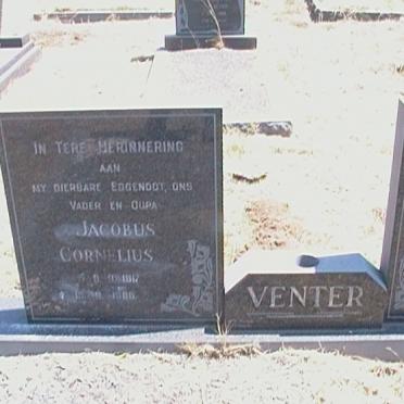 VENTER Jacobus Cornelius 1917-19?? &amp; Christina Alida 1914-19?2