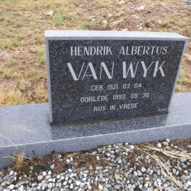 WYK Hendrik Albertus, van 1921-1993