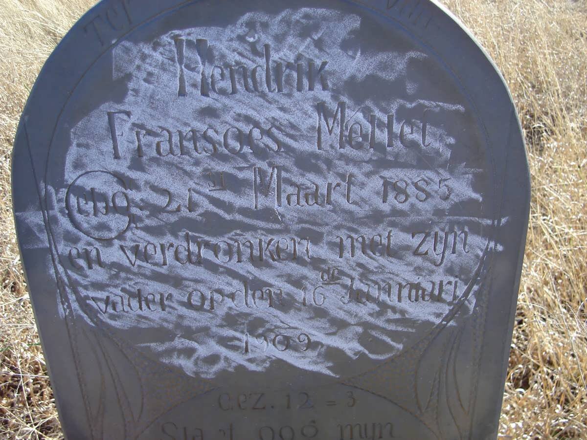 MELLET Hendrik Francoes 1885-1909