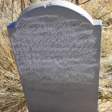 JONKER  Anna Jacoba nee SCHOLTZ 1845-1890