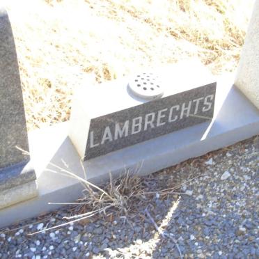 LAMBRECHTS Hugo A. 1869-1953 &amp; Huibrecht H.J. 1885-1977