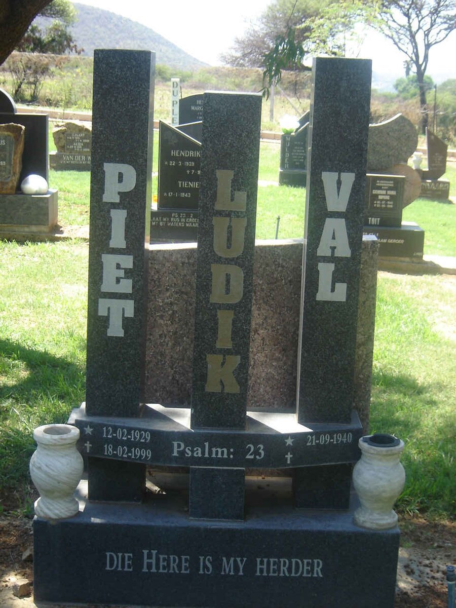 LUDIK Piet 1929-1999 &amp; Val 1940-