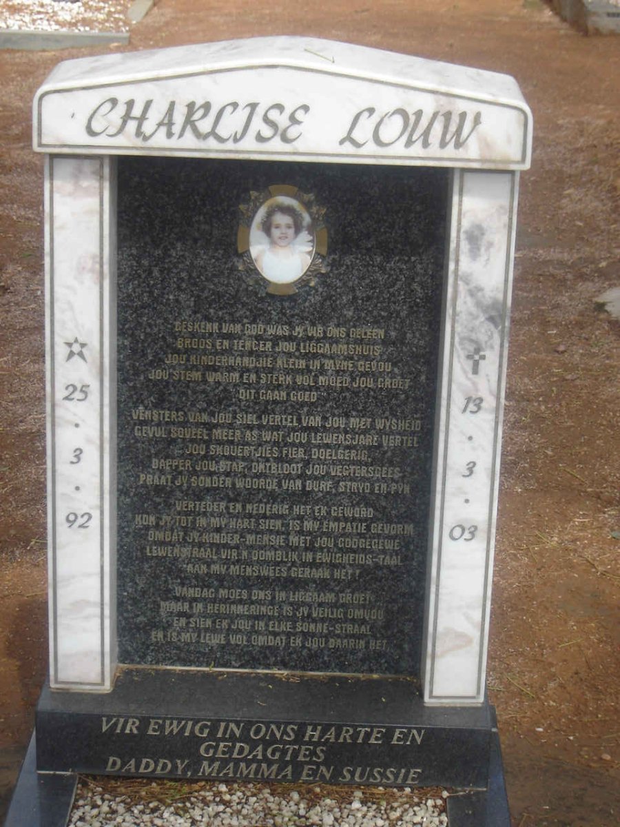 LOUW Charlise 1992-2003