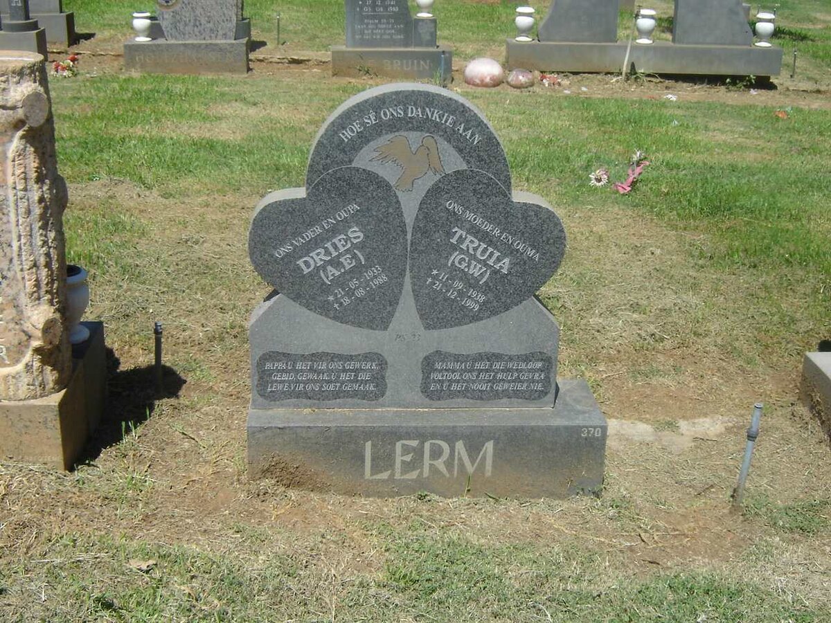 LERM A.E. 1933-1988 &amp; G.W. 1938-1999