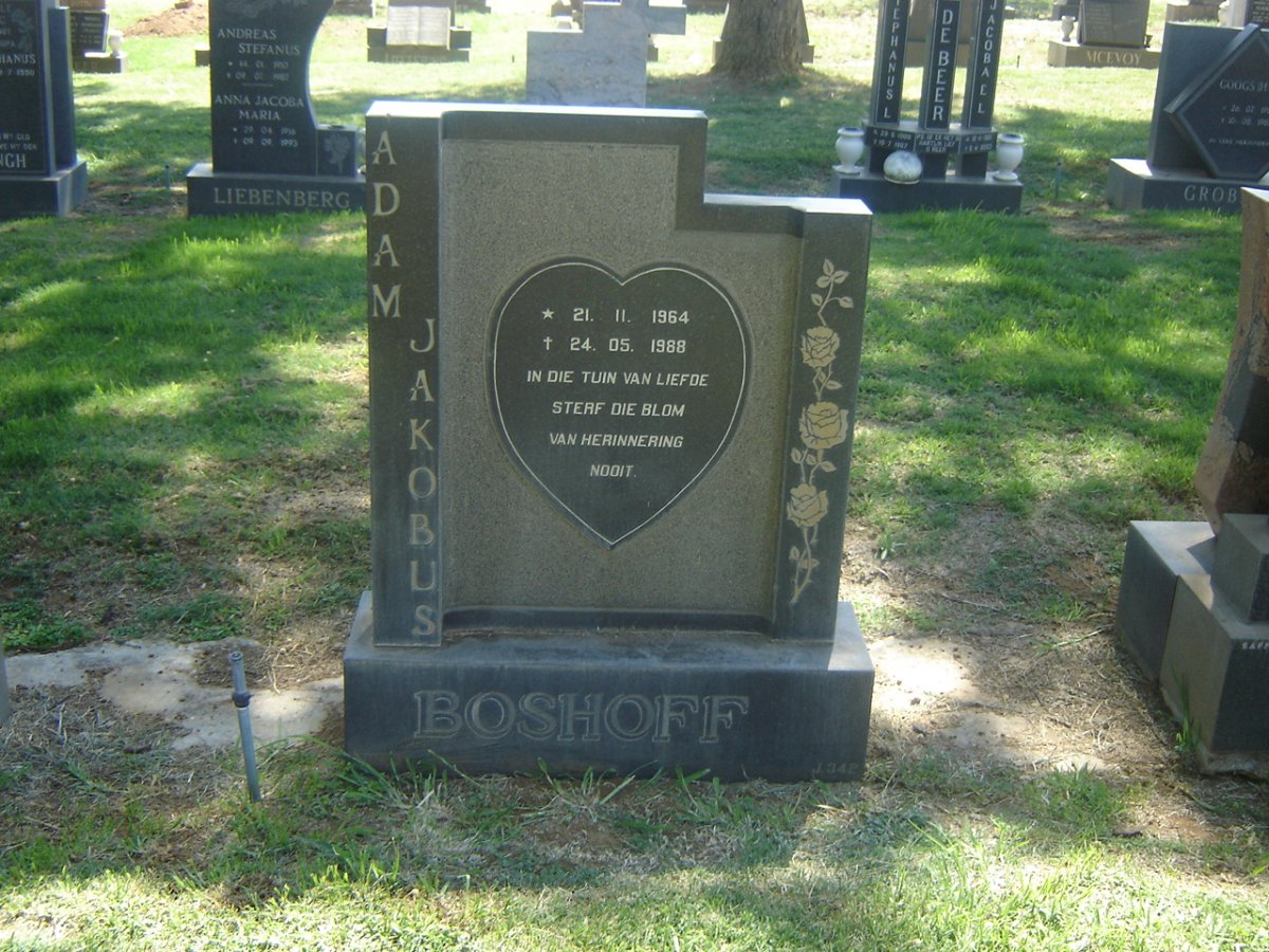 BOSHOFF Adam Jakobus 1964-1988