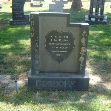 BOSHOFF Adam Jakobus 1964-1988