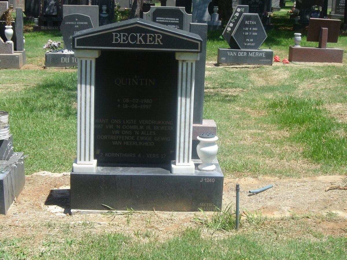 BECKER Quintin 1980-1997