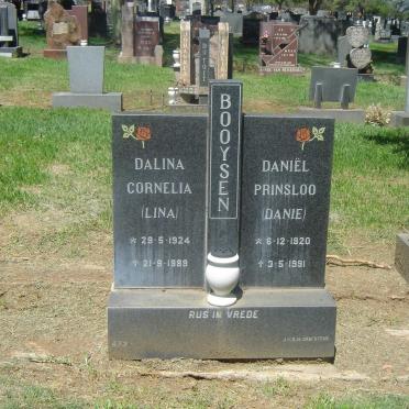 BOOYSEN Daniël Prinsloo 1920-1991 &amp; Dalina Cornelia 1924-1989