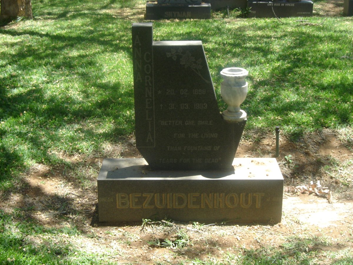 BEZUIDENHOUT Anna Cornelia 1898-???3